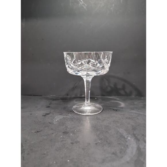 Gorham King Edward Tall Sherbet Champagne Crystal Glass or Vase, Vintage, 5" - Picture 3 of 9